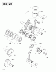 01-    (493) (01- Crankshaft And Pistons (493))