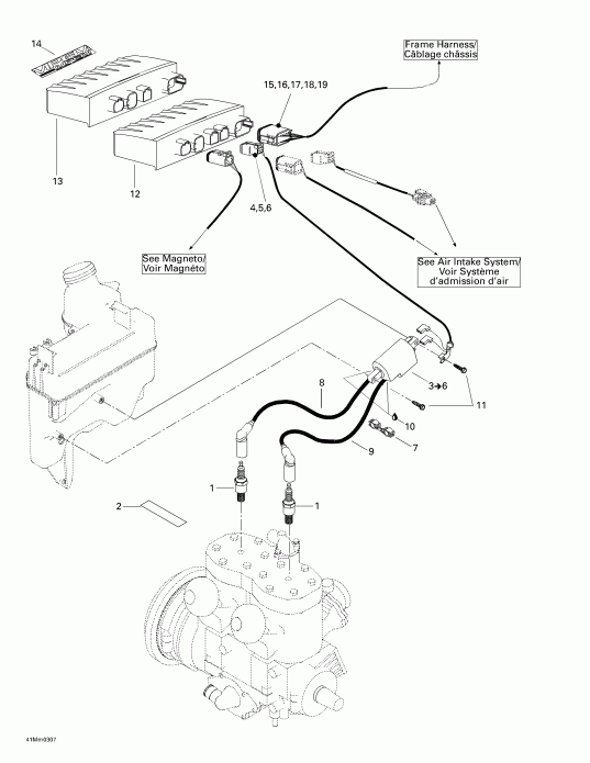  Legend 500/600/700, 2003 - Ignition