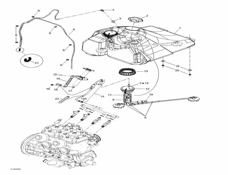Ski-doo ����������� Legend SE 800 SDI, 2003 - Fuel System