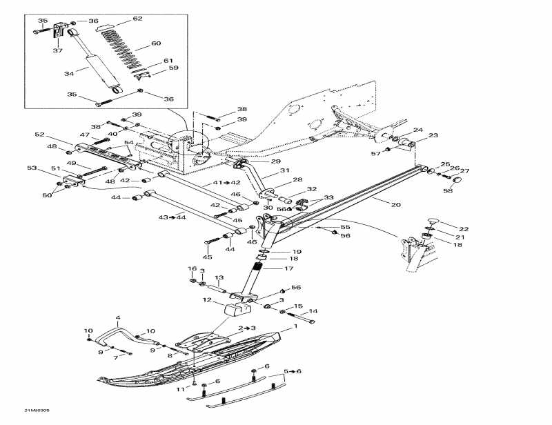 �������� Ski Doo - Front Suspension And Ski