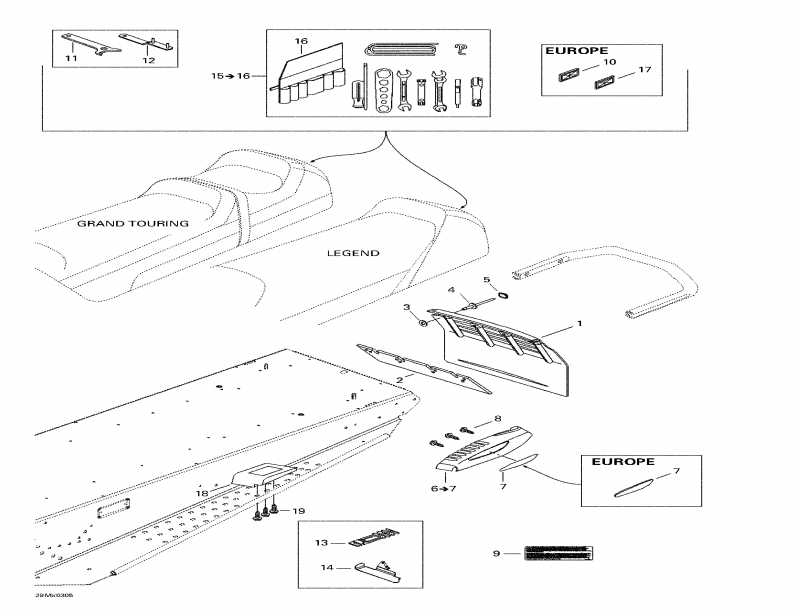 BRP SkiDoo - Frame And Accessories