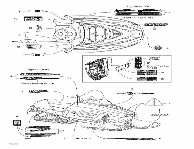 Skidoo ������ Legend V-1000, 2003 - ��������
