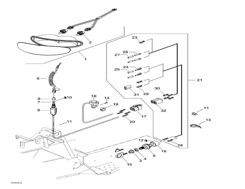  Ski Doo Mini Z, 2003  - Electrical System