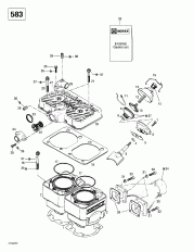 01- ,   (552) (01- Cylinder, Exhaust Manifold (552))