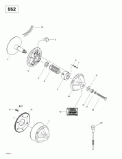 05-   (552) (05- Drive Pulley (552))