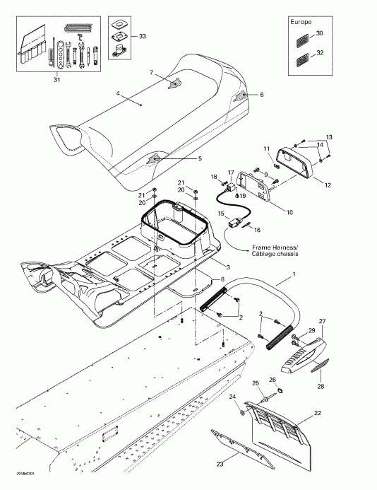 SkiDoo MX Z 380 F/550 F, 2003 - ����� � ����������