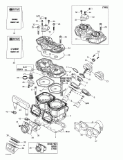 01- ,  ,   (01- Cylinder, Exhaust Manifold, Reed Valve)