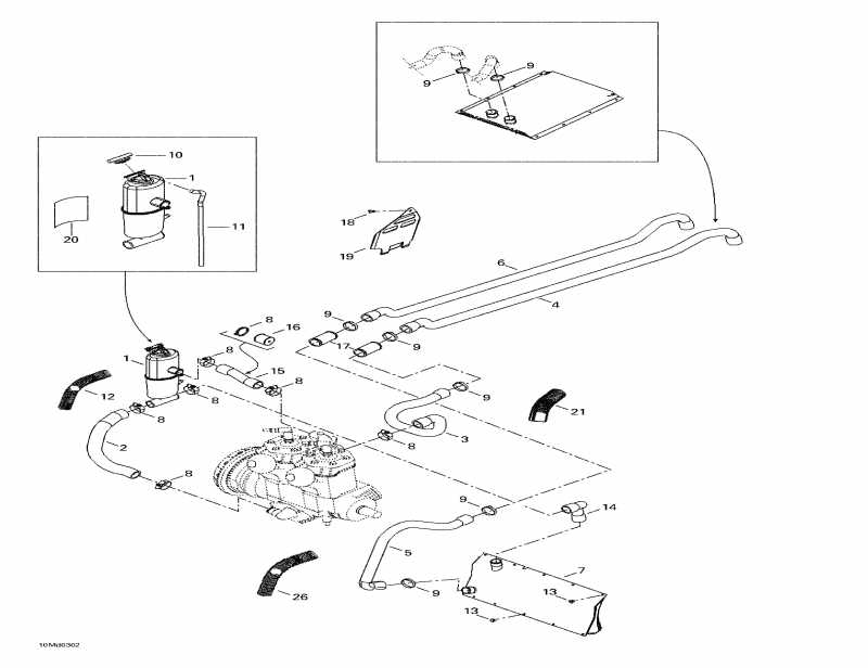  SkiDoo MX Z X 440, 2003  - Cooling System