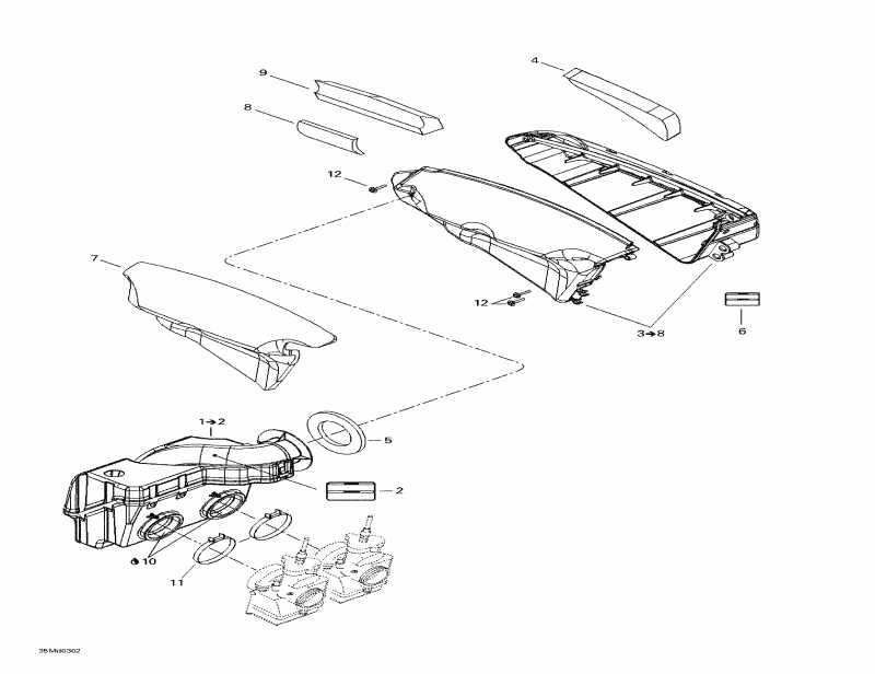 �������� Skidoo ������ MX Z X 440, 2003 - Air ������� ������ System