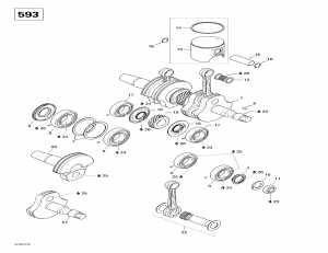 01-    (593) (01- Crankshaft And Pistons (593))