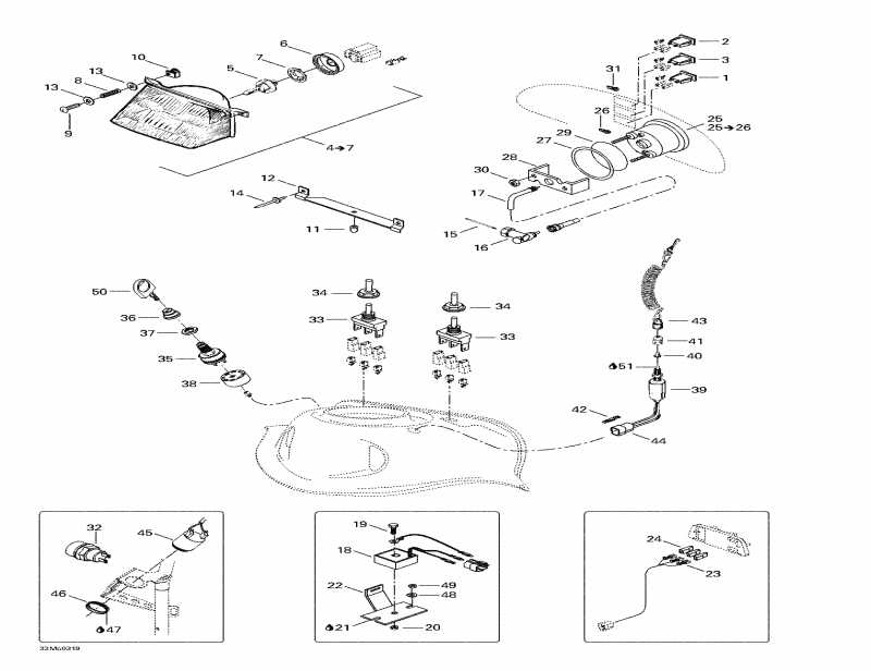  Ski Doo Skandic LT 440F, 2003  - Electrical System