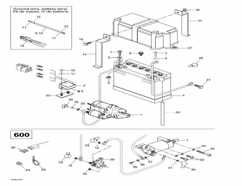   Skandic Super Wide Track 500 F, 2003 - Electrical System 2