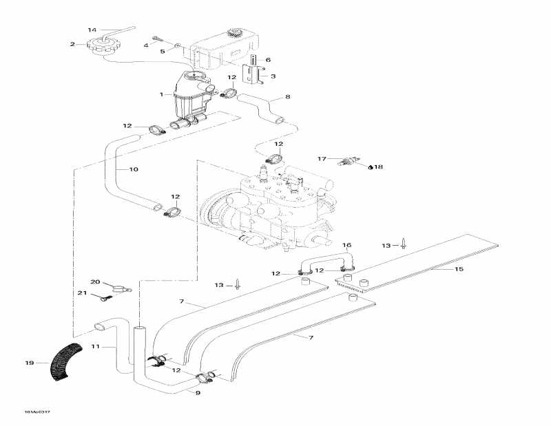   Skandic SUV 600, 2003 - Cooling System