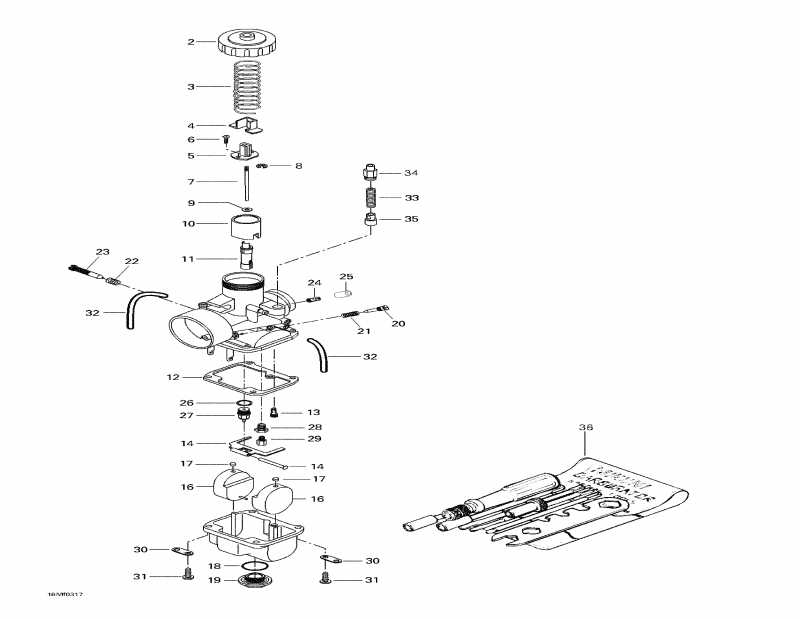   Skandic SUV 600, 2003 - Carburetors