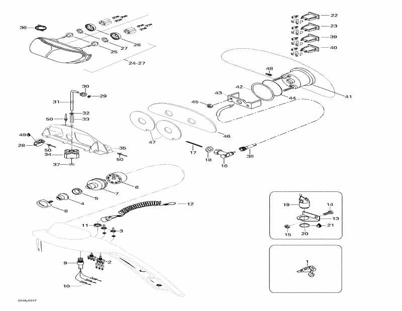 snowmobile SKIDOO Skandic SUV 600, 2003 - Electrical System