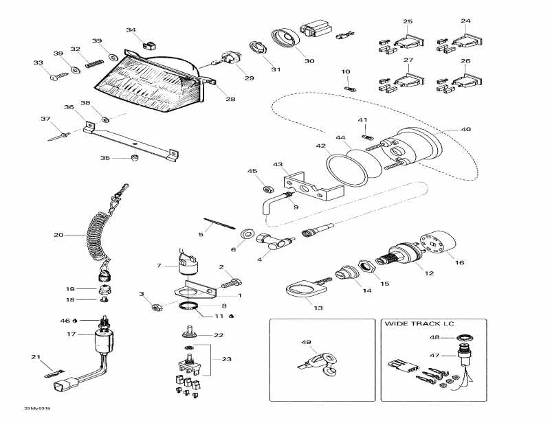 �������� SKIDOO Skandic Wide Track 500 F, 2003 ������ - ��������� System
