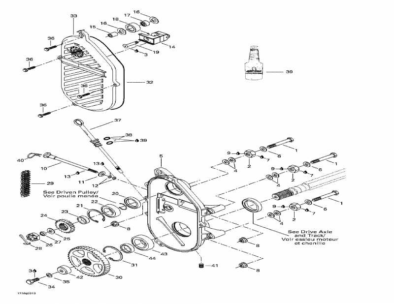    Summit 550 F, 2003 - Chaincase