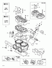 01- ,  ,   (01- Cylinder, Exhaust Manifold, Reed Valve)