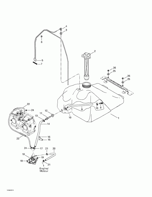  Skidoo - Fuel System