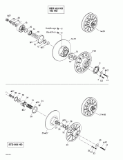 05-   (593 Ho, 793 Ho) (05- Driven Pulley (593 Ho, 793 Ho))