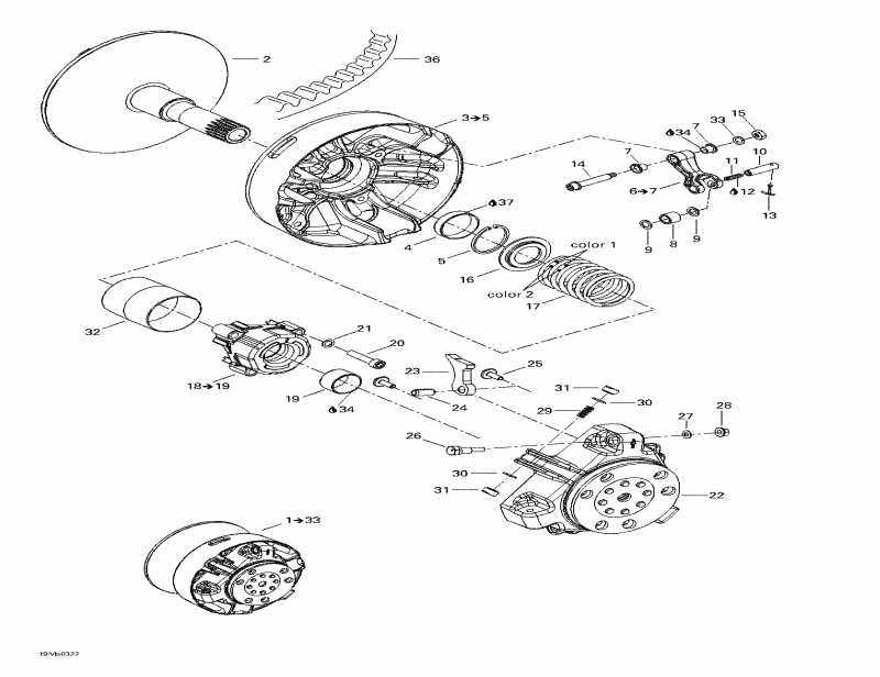 BRP SkiDoo  Summit X 800 HO, 2003 - Drive Pulley