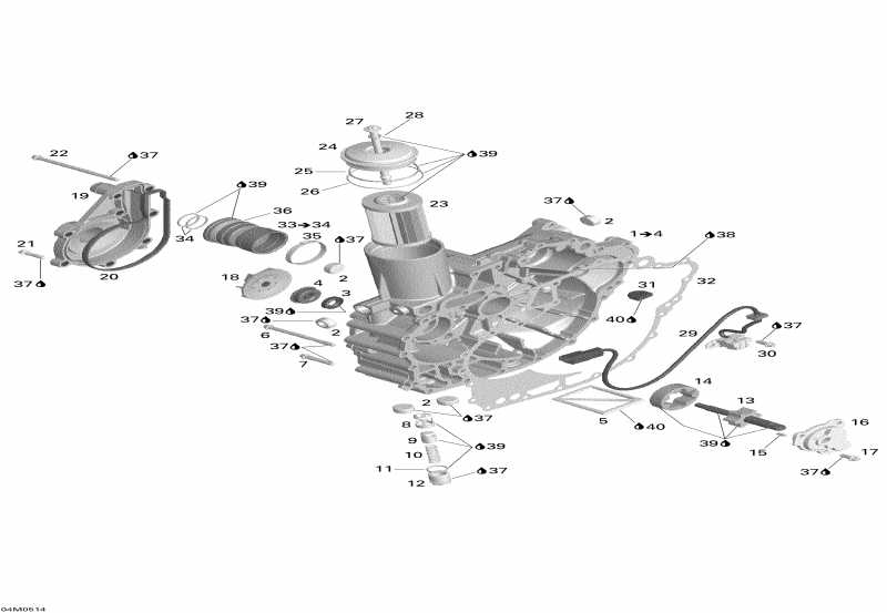 SKIDOO Elite 1500 2nd Edition, 2004  - Pto Cover And Magneto