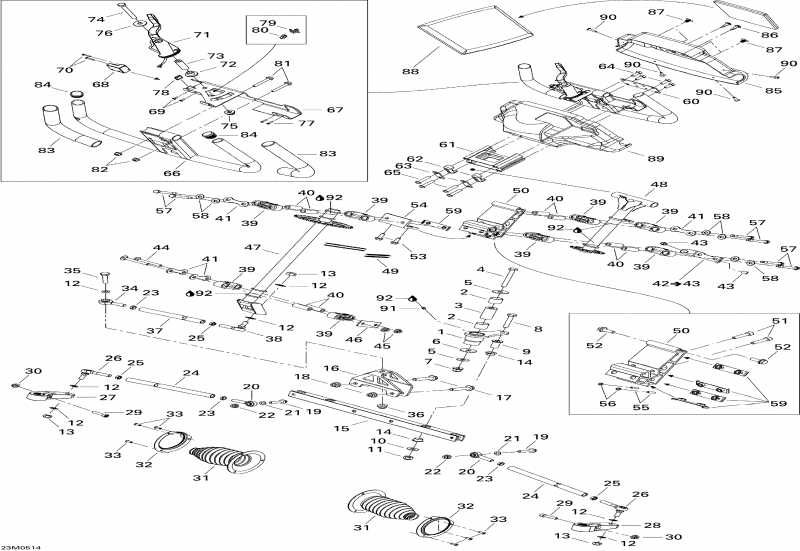  Skidoo  Elite 1500 2nd Edition, 2004 - Steering System