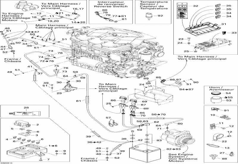 Skidoo Elite 1500 2nd Edition, 2004  - Electrical System