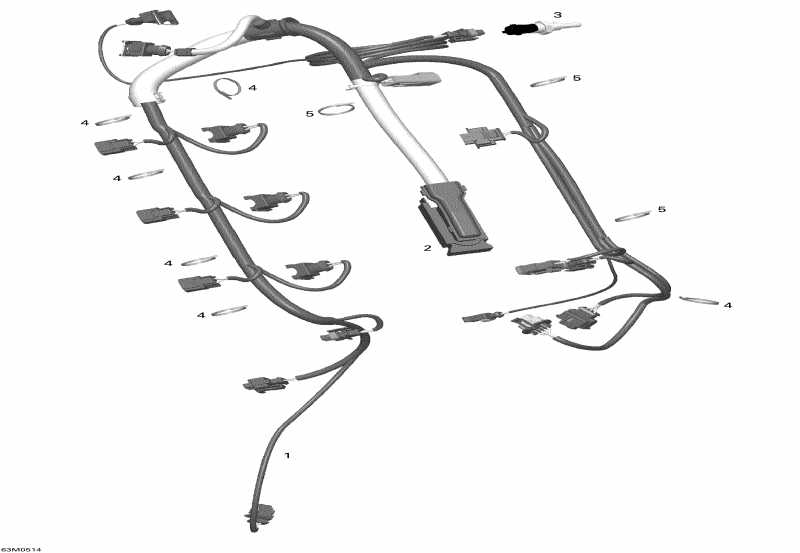  Elite 1500 2nd Edition, 2004 - Engine Harness