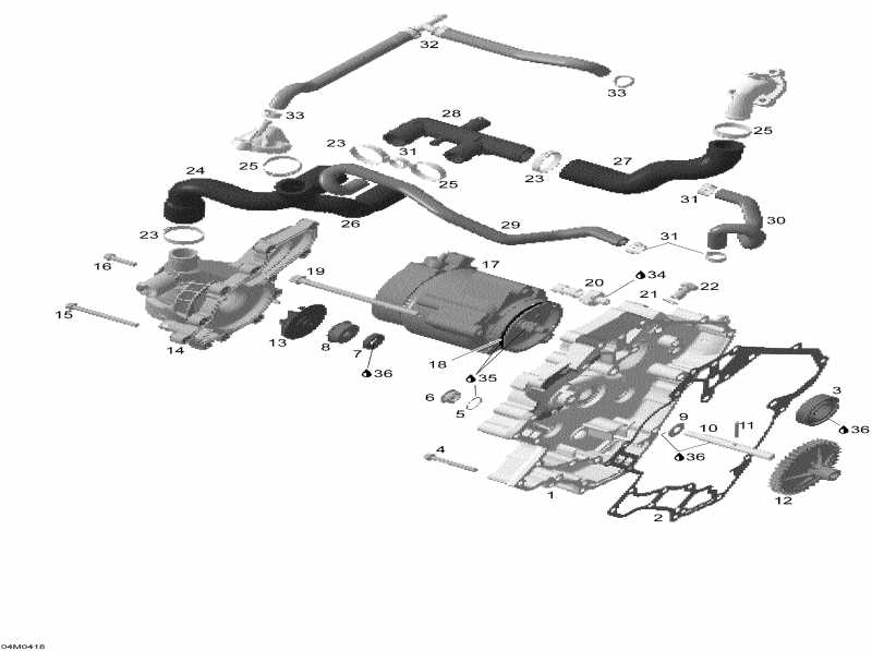 snowmobile Skidoo Expedition 4-TEC, 2004 - Magneto