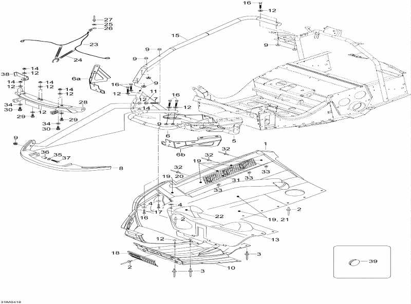  BRP SkiDoo - Bottom Pan