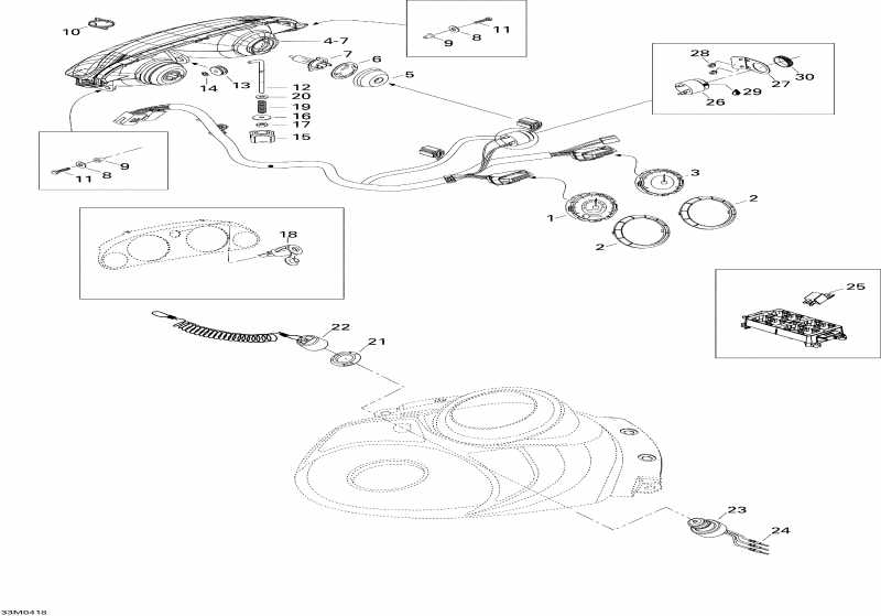  Skidoo Expedition 4-TEC, 2004 - Electrical System