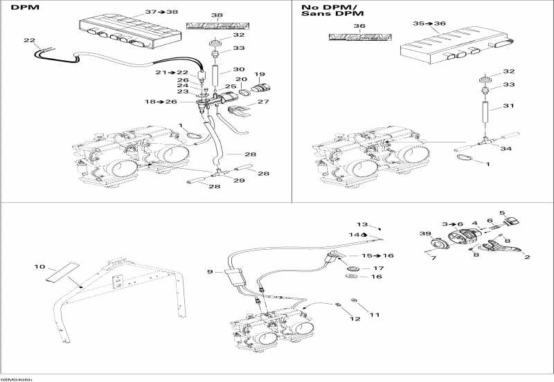 snowmobile BRP - Mem, Dpm And Throttle
