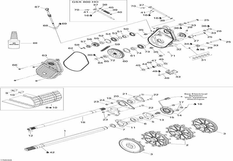 GSX 800 HO, 2004  - Drive System