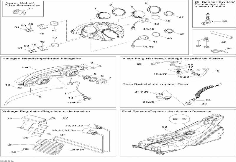    GSX 800 HO, 2004 - Electrical System 1