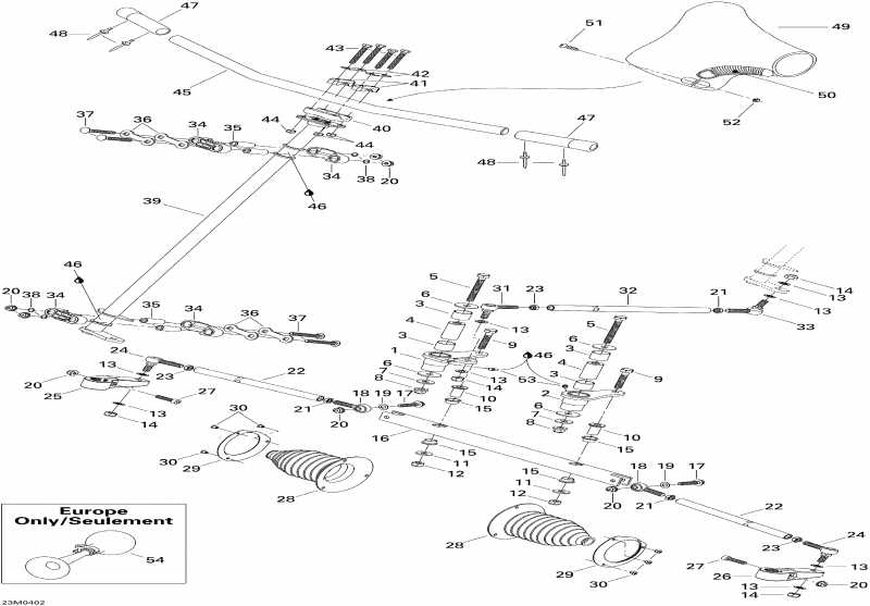 snowmobile Skidoo -   System