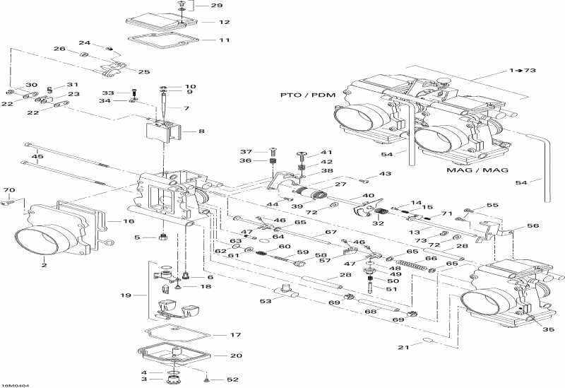 snowmobile ski-doo Legend 500 SS, 2004 - Carburetor