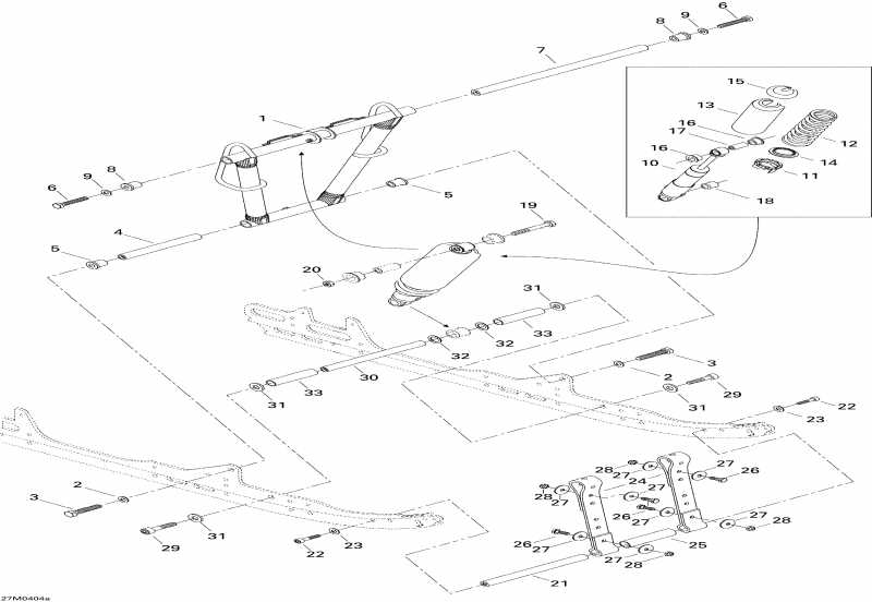  Legend 500 SS, 2004 - Front Arm