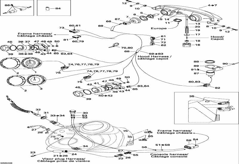 snowmobile   Legend 600 HO SDI, 2004 - Cab Harness