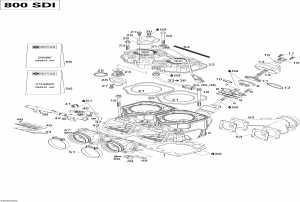 01- ,  ,   (800) (01- Cylinder, Exhaust Manifold, Reed Valve (800))