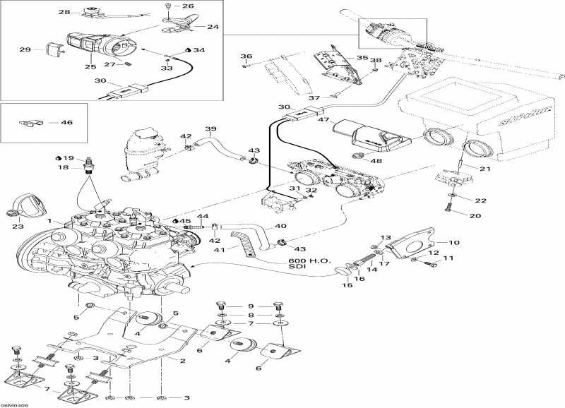 Ski-doo - Engine Support