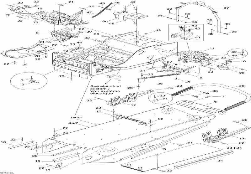  Ski Doo  Legend 800 SDI, 2004 - Frame
