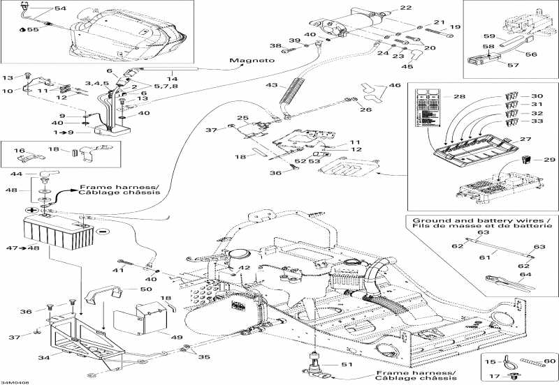  SKIDOO  Legend 800 SDI, 2004 - Battery And Starter