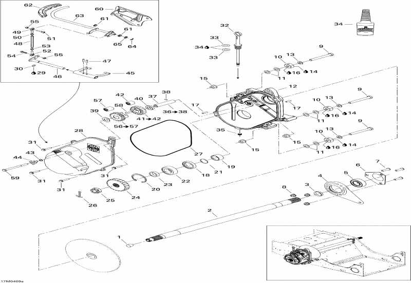 �������� Skidoo ������ Legend V-1000, 2004 - Drive System 1
