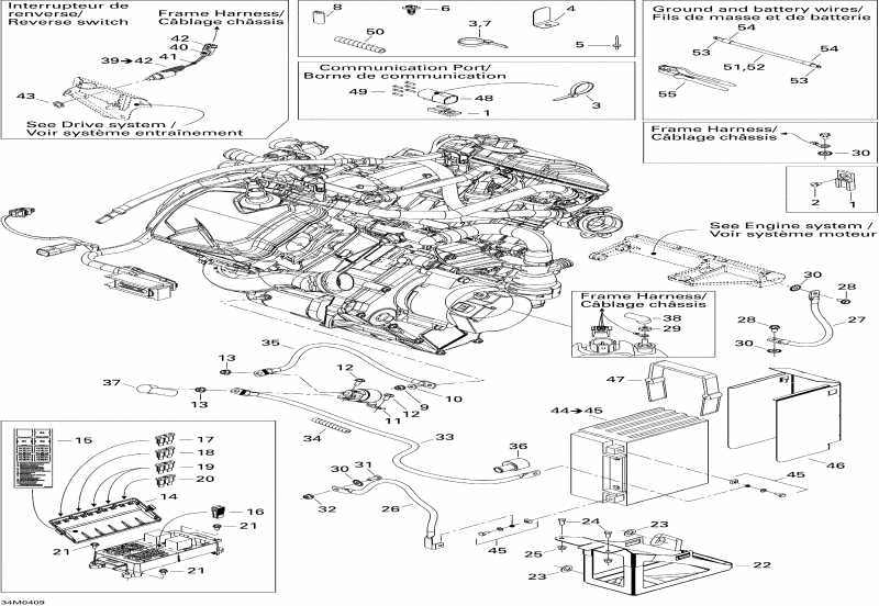  Skidoo Legend V-1000, 2004 - Battery  
