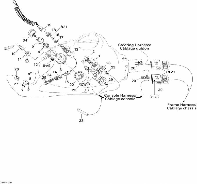 snowmobile  ����������� MX Z 380F, 2004 - Console ���� �������� (mx Z)