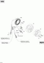 03-  (12v, 360w) (593) (trail (r) & Adrenaline) (03- Magneto (12v, 360w) (593) (trail (r) & Adrenaline))