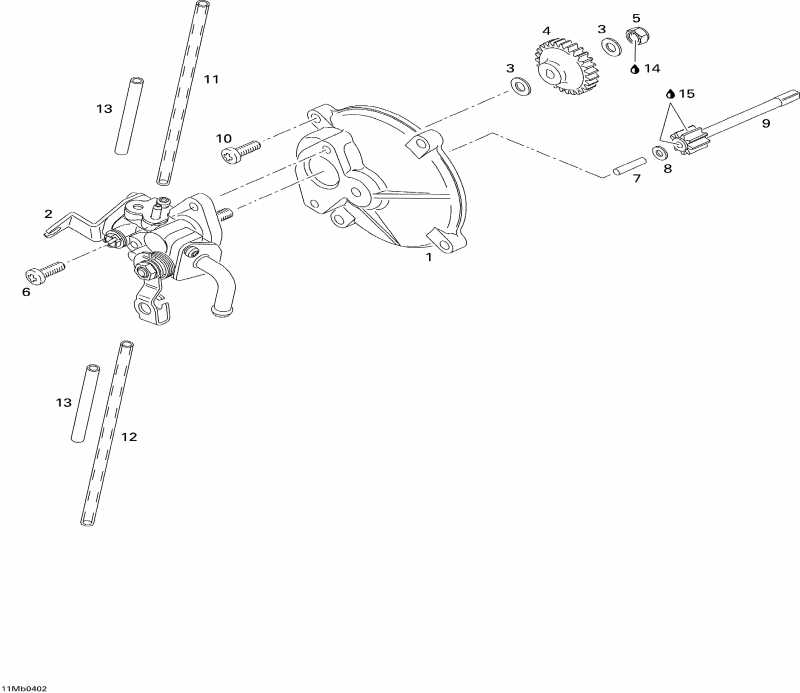 snowmobile Skidoo - Oil Injection System (550f)
