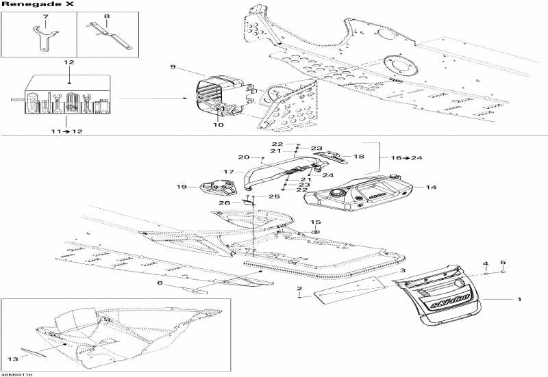  Skidoo MX Z 600 HO SDI, 2004 - Utilities (renegade X)