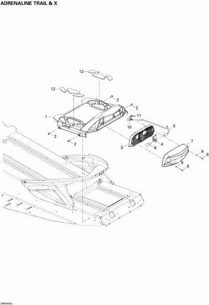  Skidoo - Luggage Rack